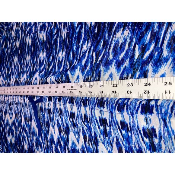 Blue & White Swimsuit Cover Up with Tie Waist! - Picture 7 of 7